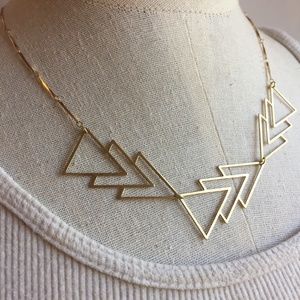 Brass Angles Statement Necklace, JPeace Designs